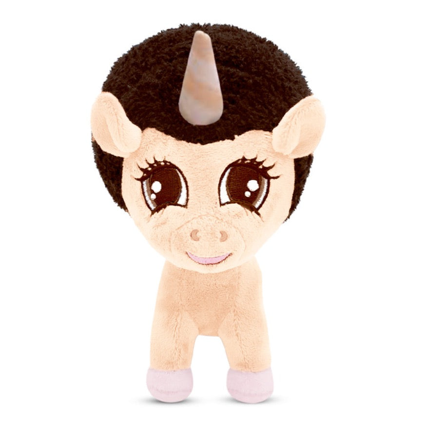 Baby Nia, Unicorn Plush Toy with Afro - Standing 8 inch