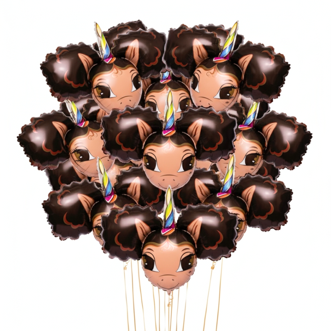 Alexis Unicorn Jumbo 30 inch Foil Balloon - 3 pack