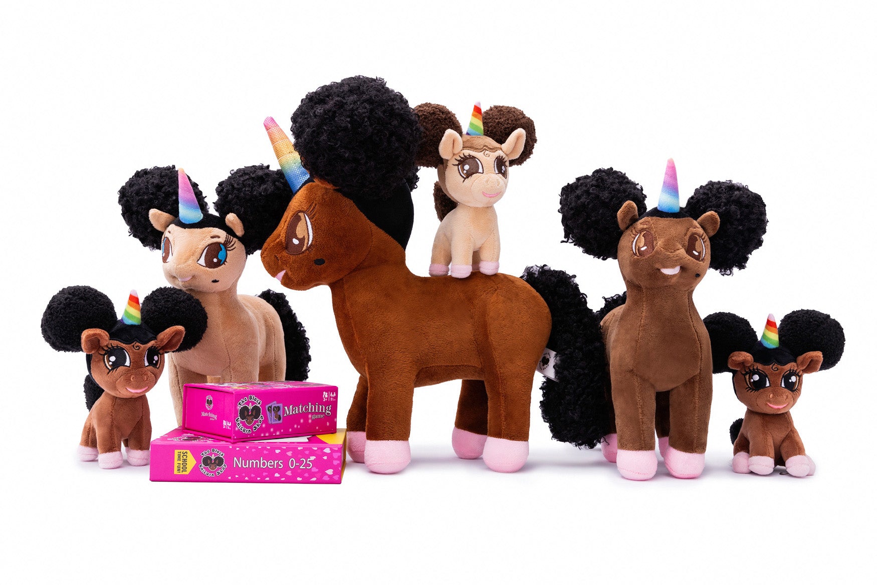 Black Unicorn Plush Toys Dolls Games