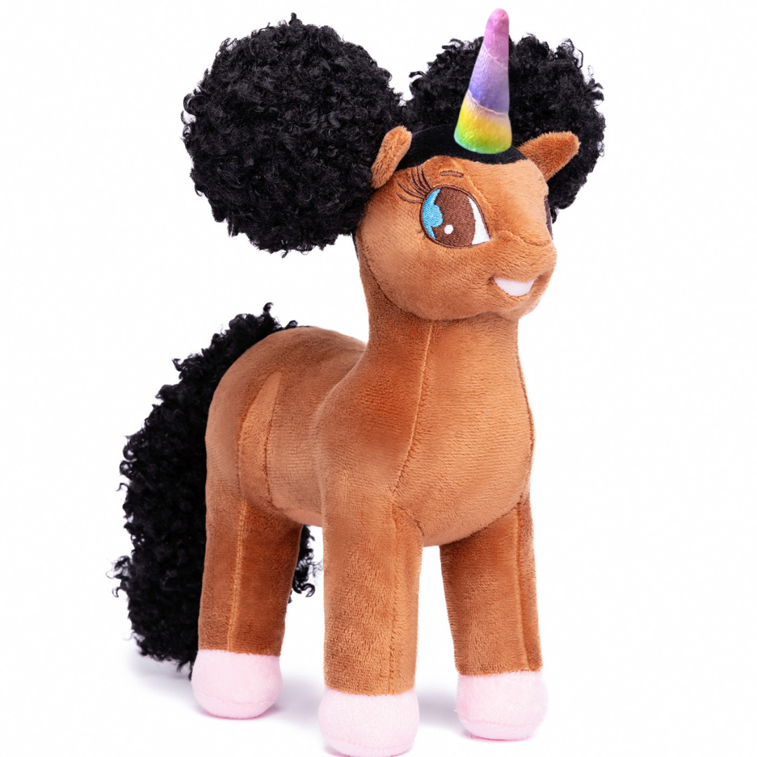 Black stuffed unicorn sales