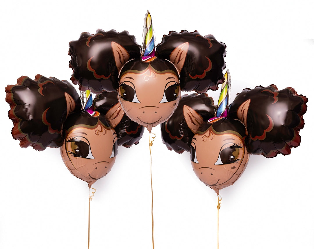 Alexis Unicorn Jumbo 30 inch Foil Balloon - 3 pack