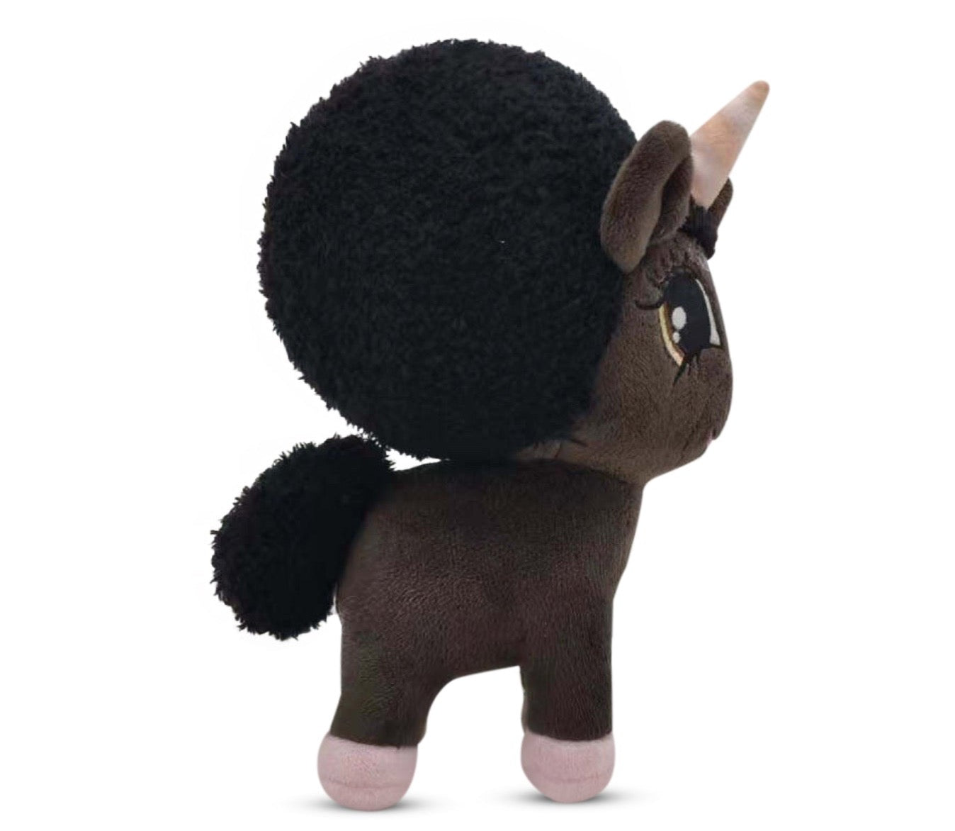 Baby Zara, Unicorn Plush Toy with Afro - Standing 8 inch