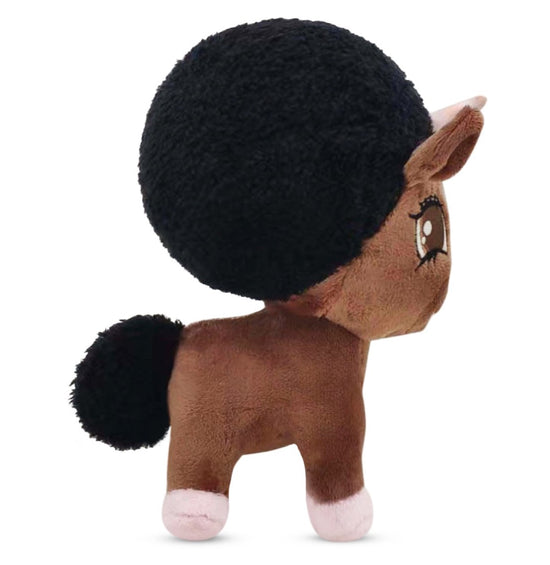 Baby Simone, Unicorn Plush Toy with Afro - Standing 8 inch