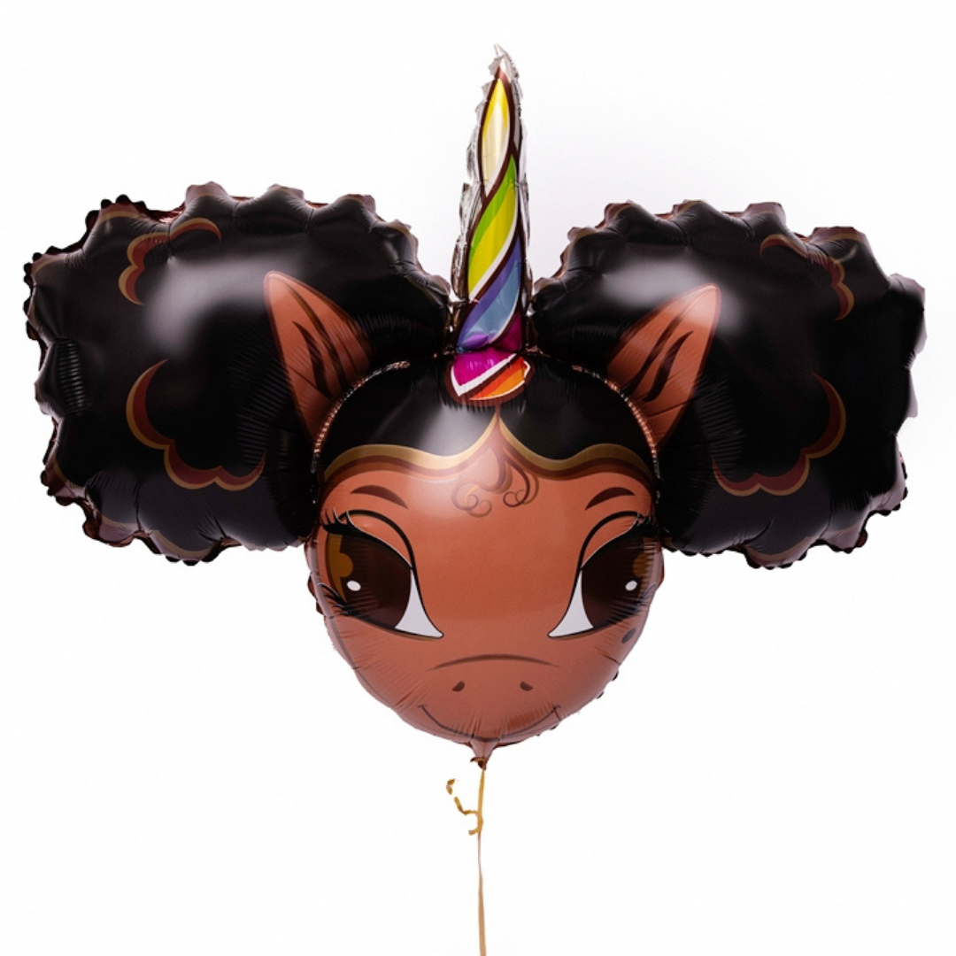 Chloe Unicorn Jumbo 30 inch Foil Balloon - 3 pack