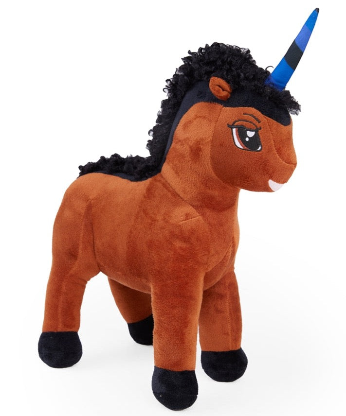 Deebo, Unicorn Plush Toy with Mohawk - 16 inch