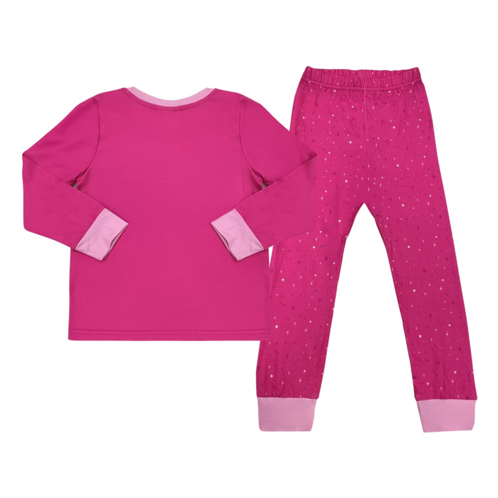 Made in My Shades Long Sleeve | Long Bottom Pajama Set - Bubblegum Pink Print