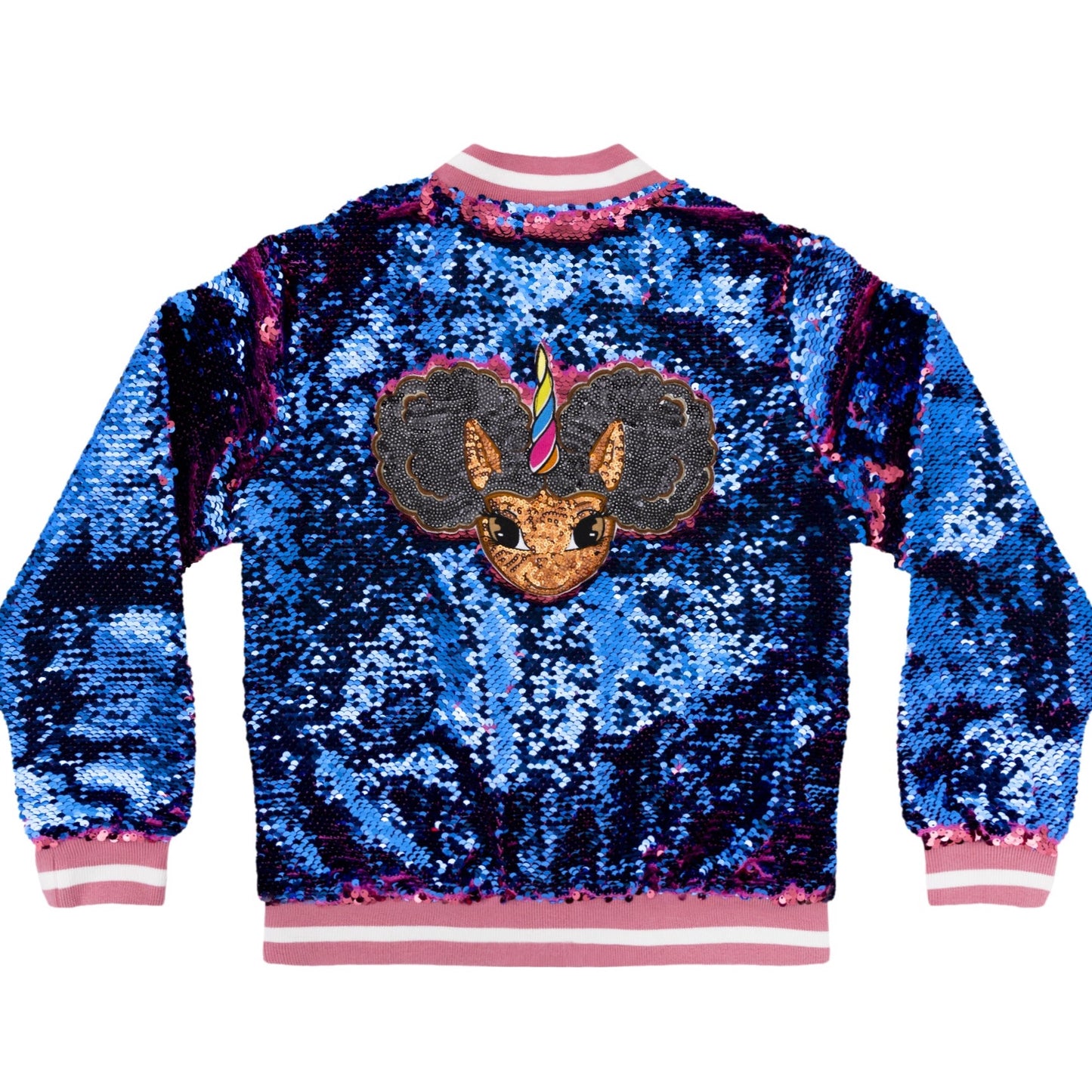 Bubblegum Pink Sequin Jacket main image 1