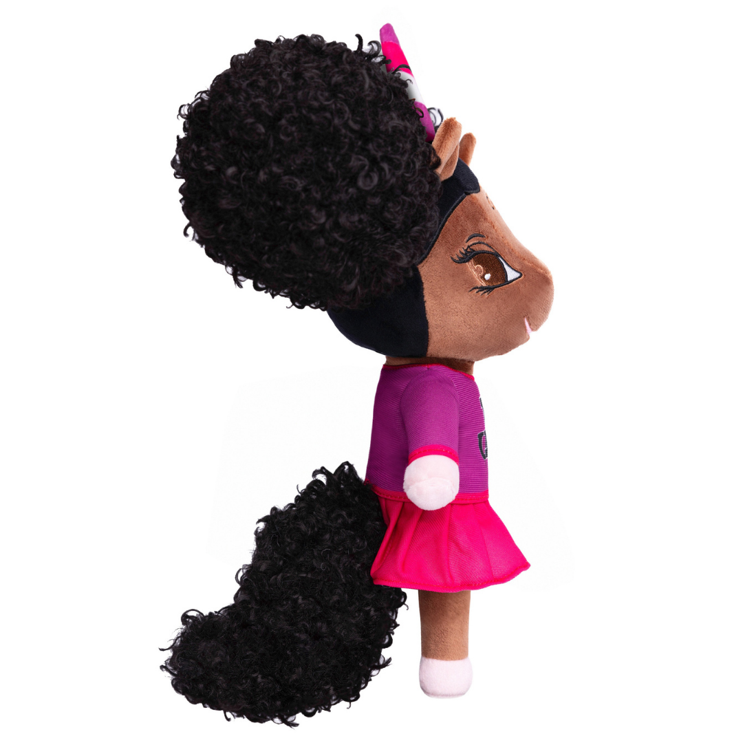 Black Unicorn University Doll with Afro Puffs  - 14 inch