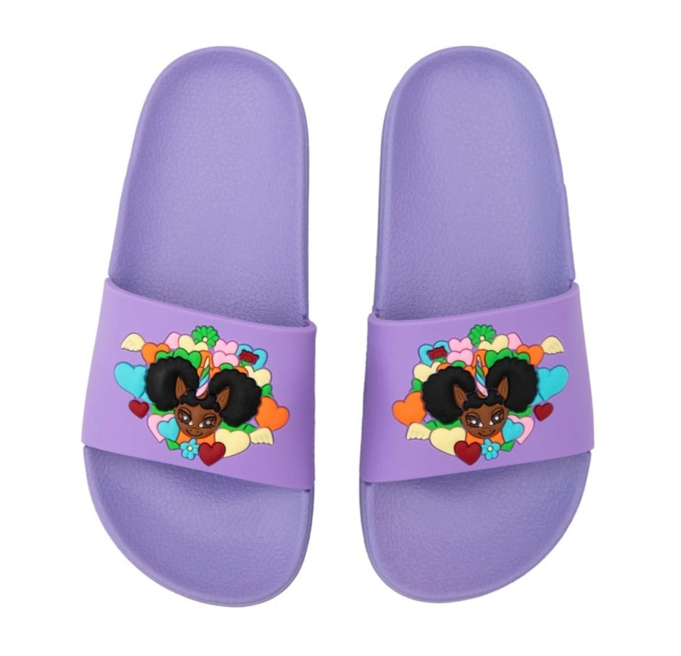 LOVE Logo Utility Slide - Purple