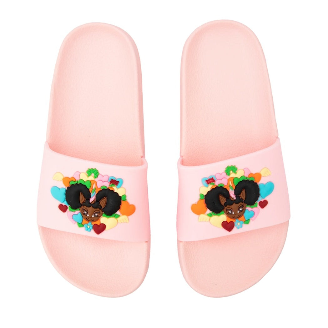 LOVE Logo Utility Slide - Pink