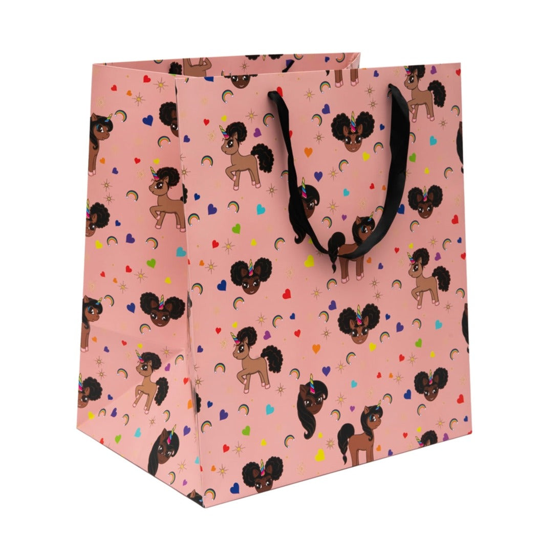 Gift Bag Trio Set - Pink Signature Print